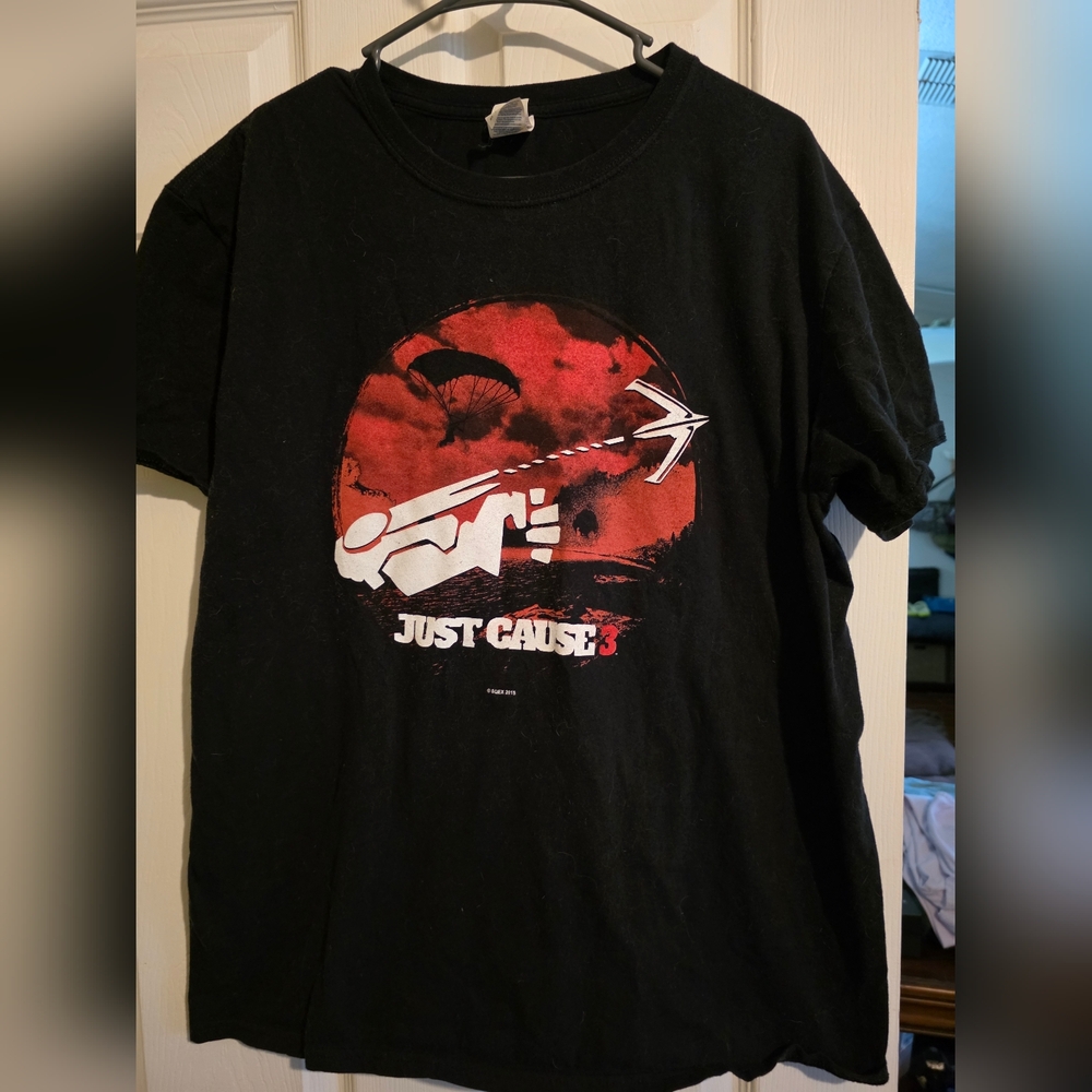 Black Just Cause 3 Graphic T-Shirt